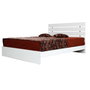 Hanah Home Somier Doble 160 - Shiny White para Colchón 160x200cm, Blanco